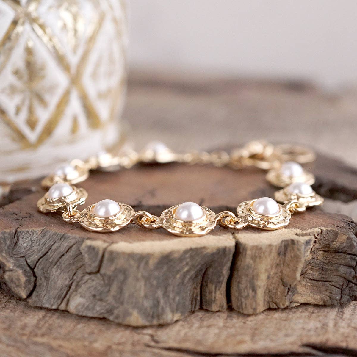 Pearl Cabochon Bracelet