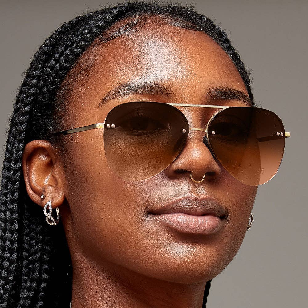 Tangle Free Aviator Sunglasses