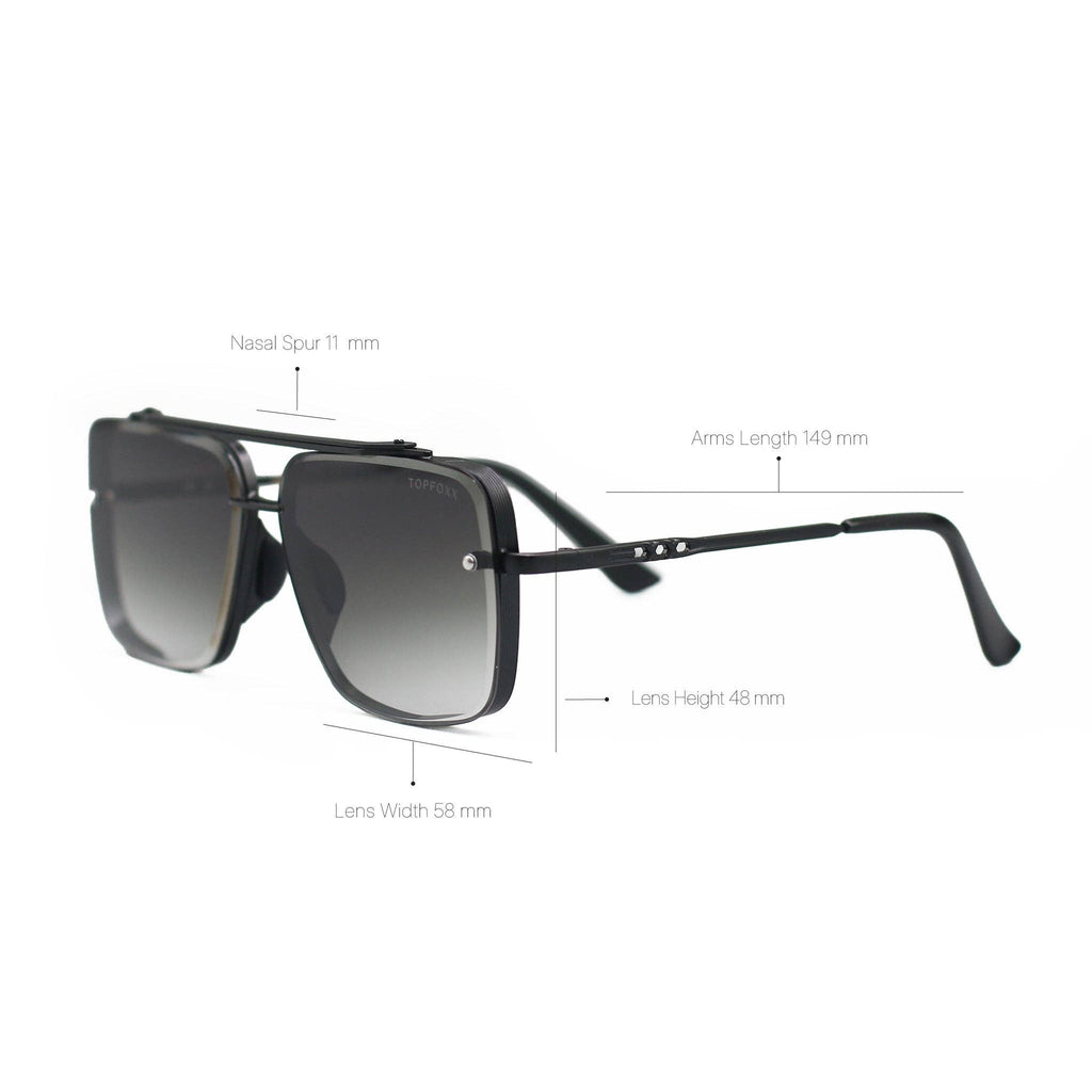 Smaller Tangle Free Aviator Sunglasses