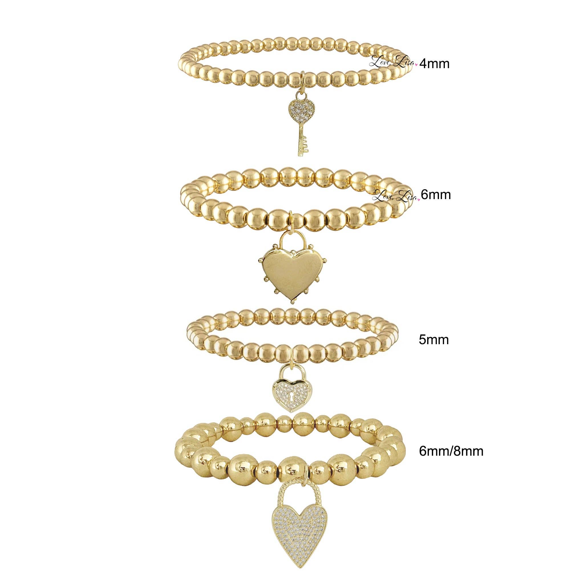 🔐 Forever Lock & Key Stretch Bracelet✨