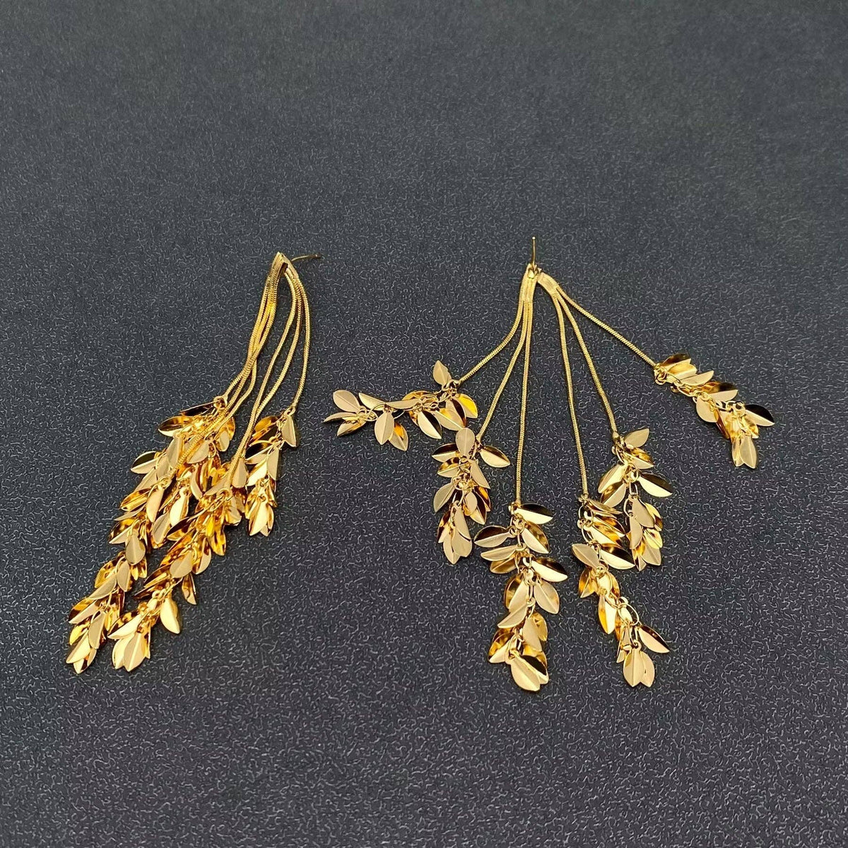 Leaves Fringe Earrings