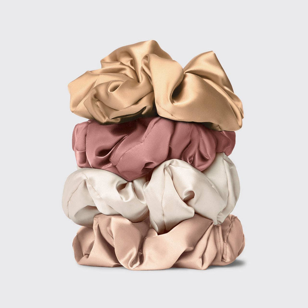 Pillow Scrunchies® in Satin 4pc - Blush