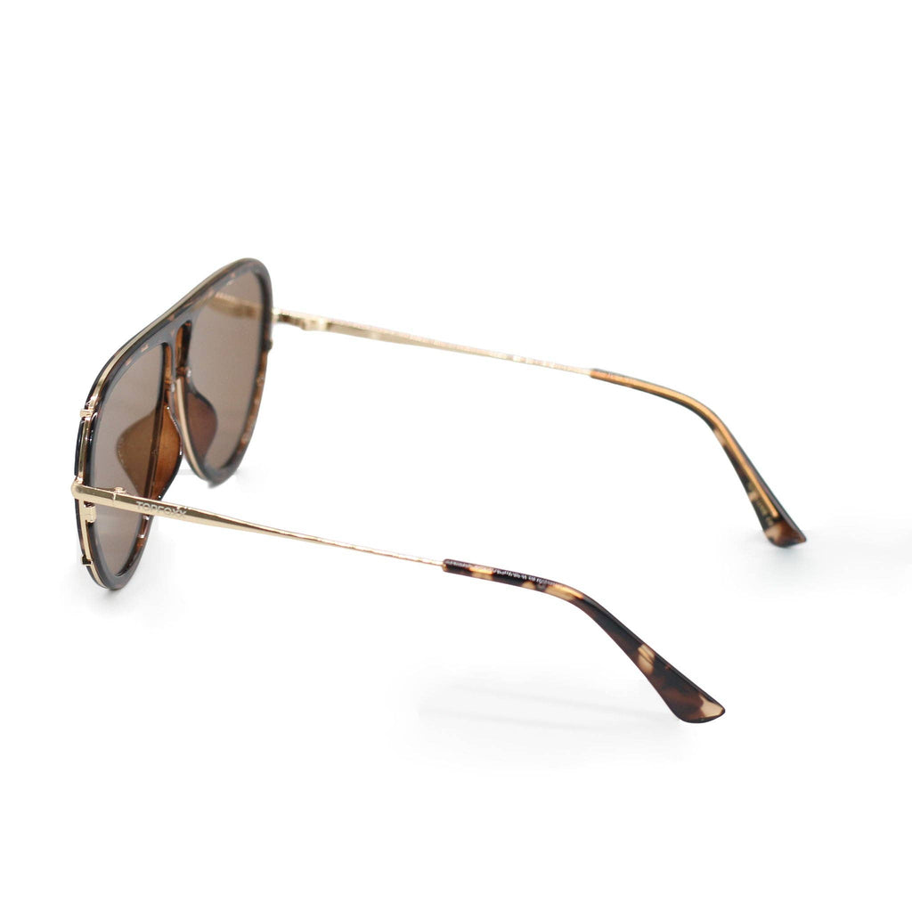Aviator Sunglasses - Bronze Tangle-Free