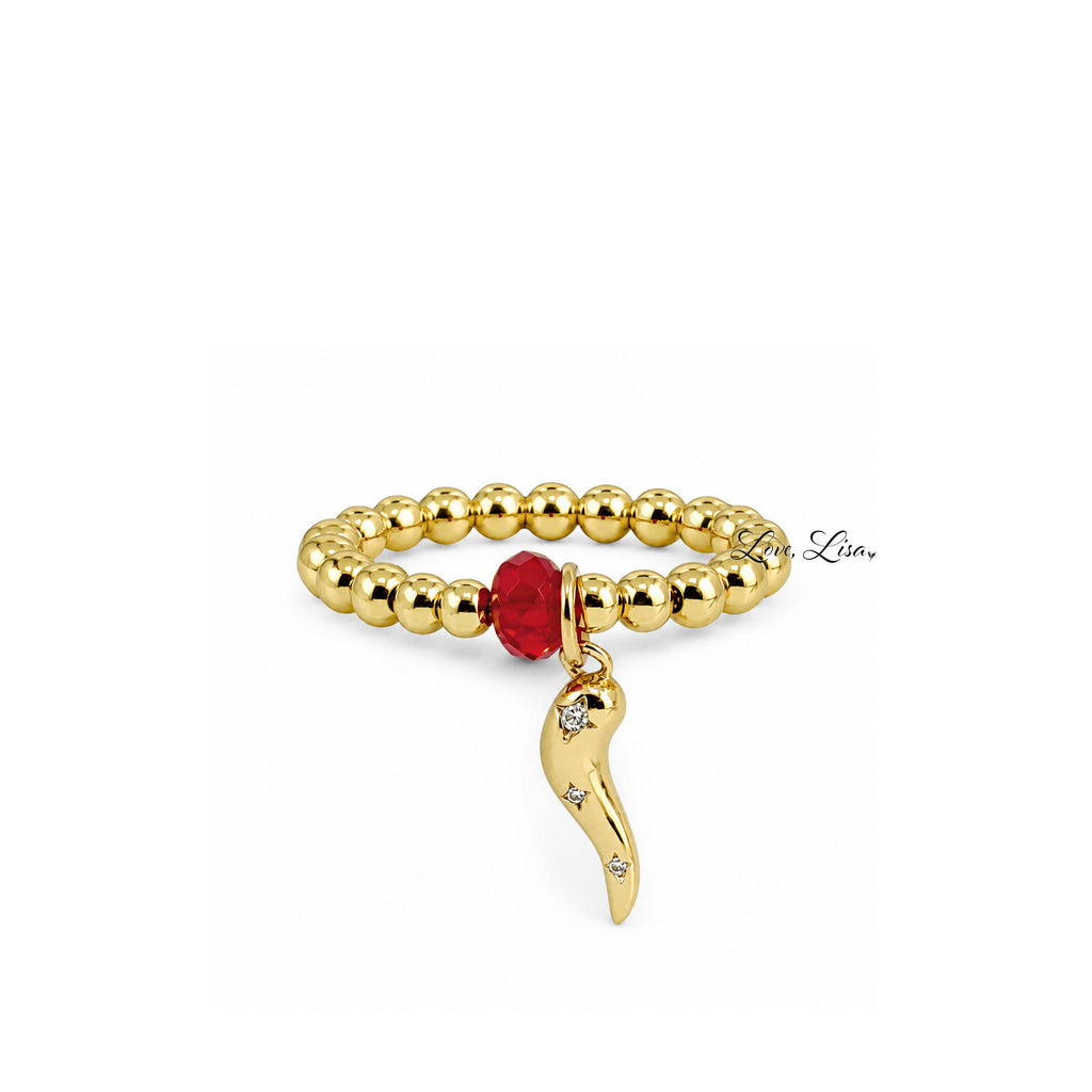 Italian Horn Stretch Ring