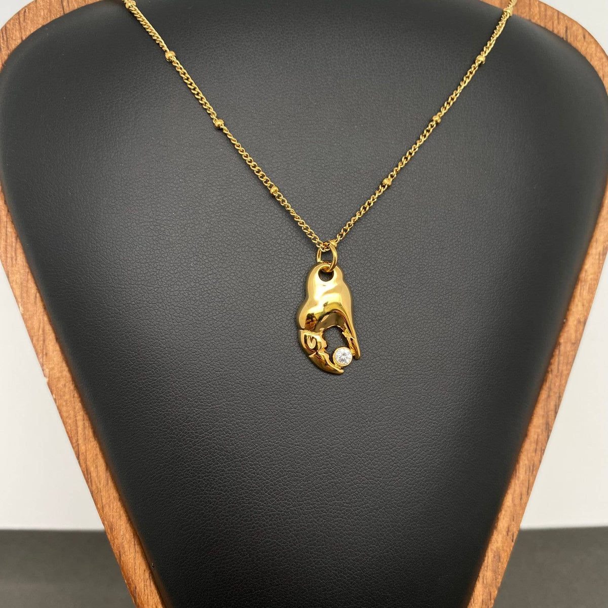 Lobster Claw Charm Necklace