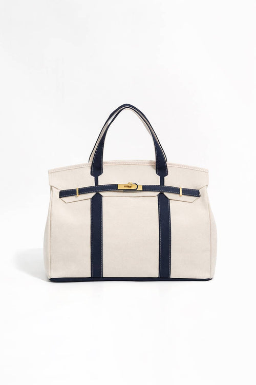 Boatkin Canvas Boat Bag - Navy/White; Denim/White; All White