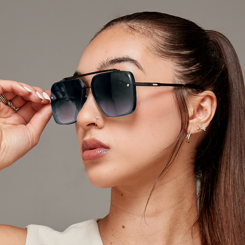 Bella Midnight Tangle Free Aviator Sunglasses