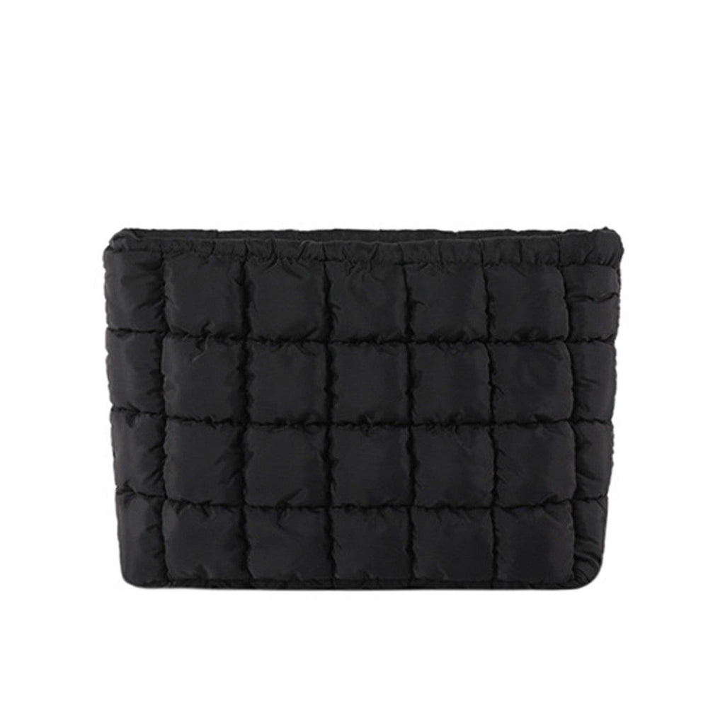 Quilted Puffer Clutch
