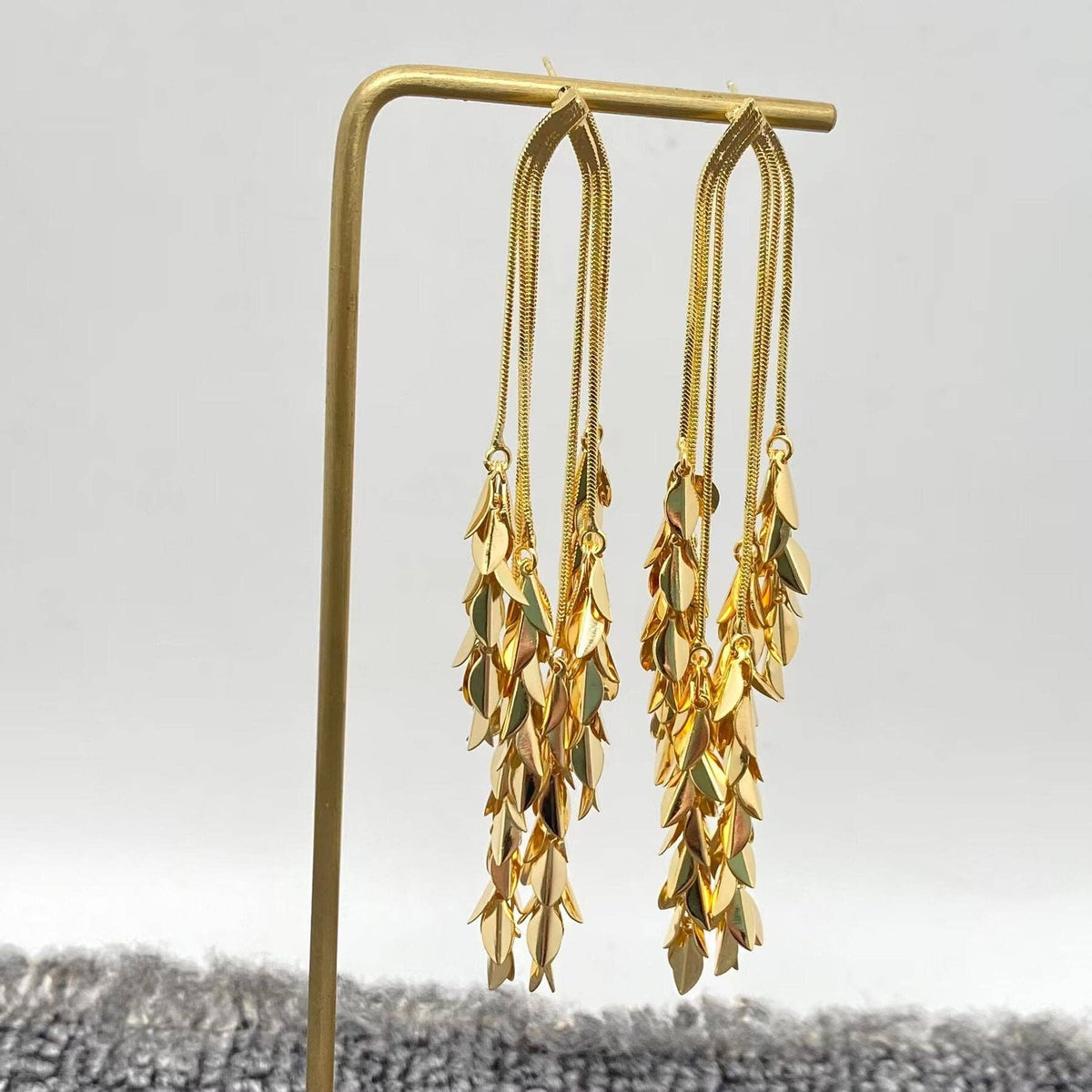 Leaves Fringe Earrings