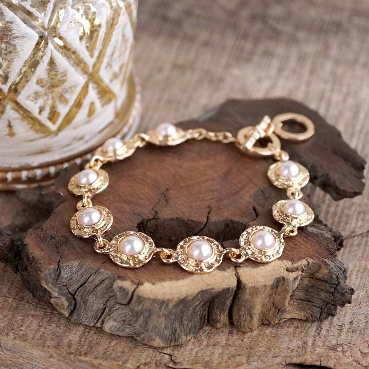 Pearl Cabochon Bracelet
