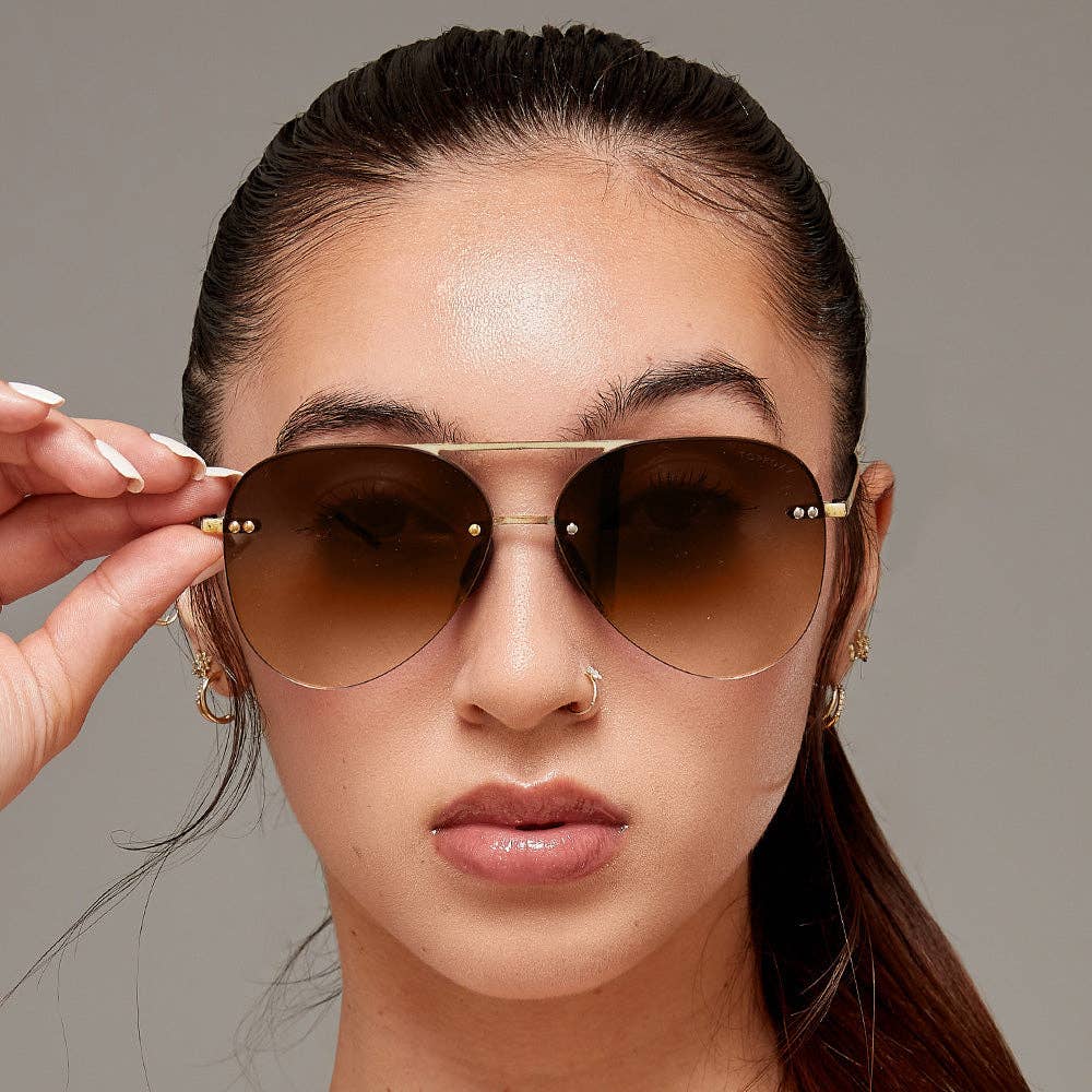 Tangle Free Aviator Sunglasses