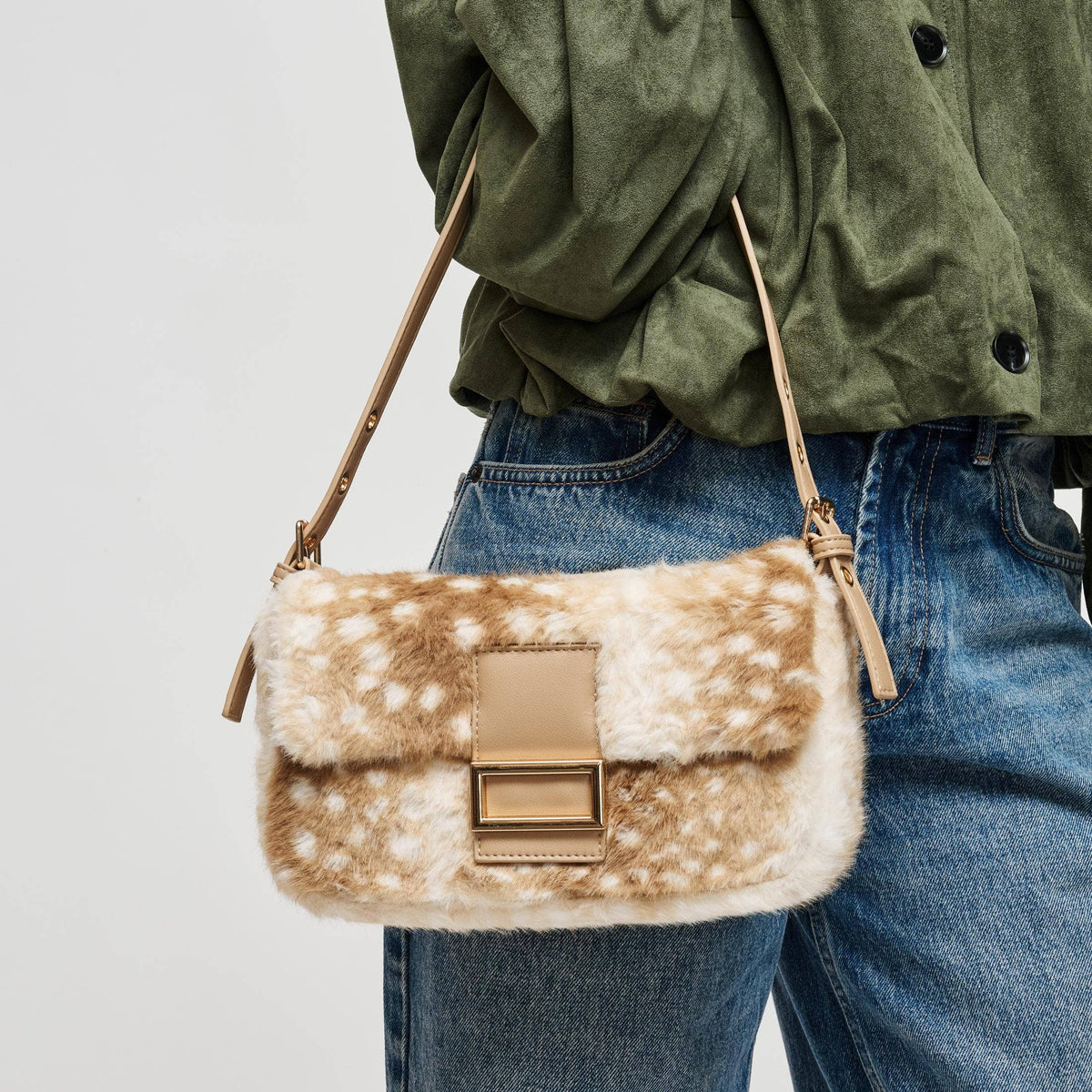 Beverly - Faux Fur Crossbody - 5 Different Colors