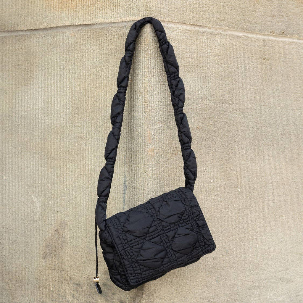 Foldover Quilted Puffer Crossbody