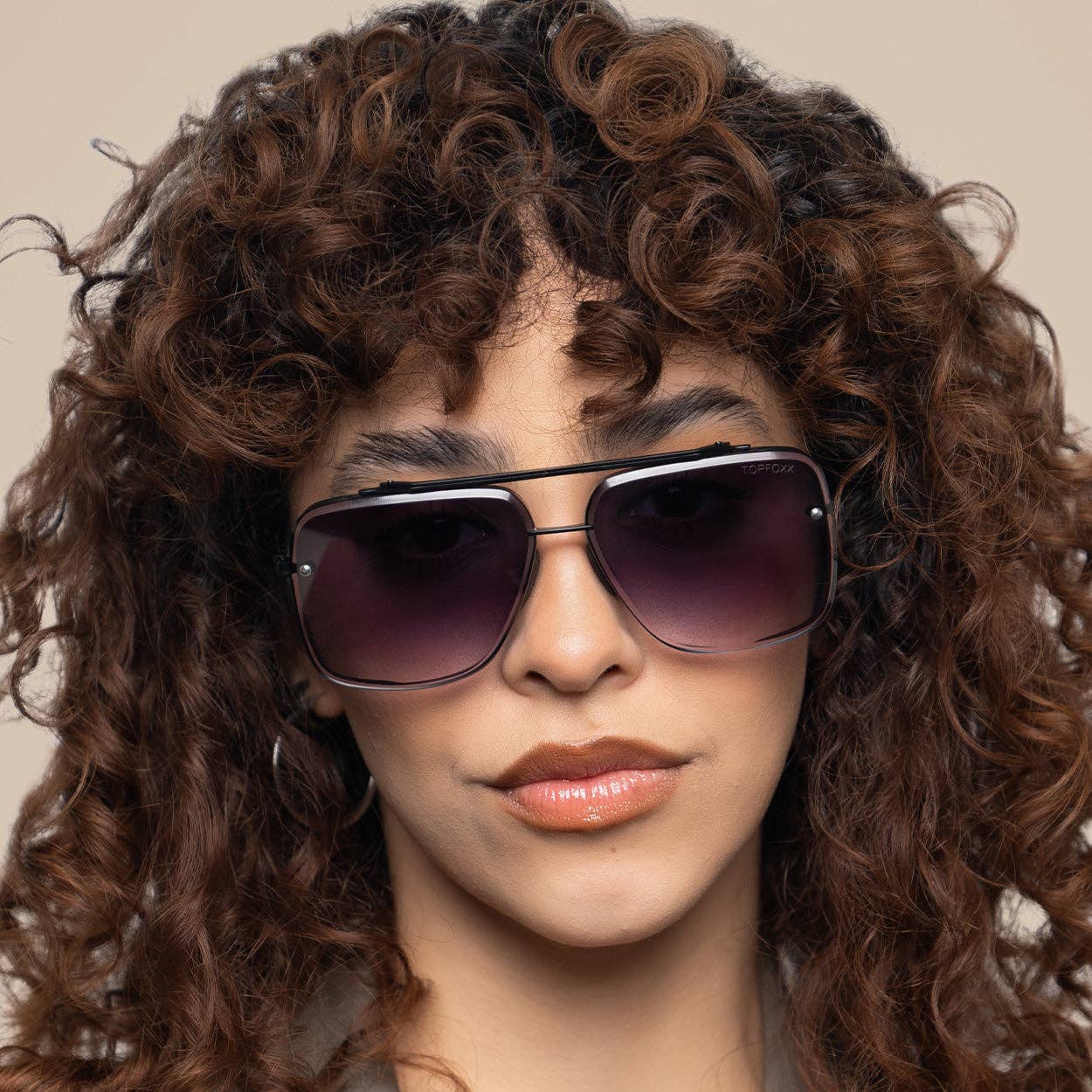 Bella Midnight Tangle Free Aviator Sunglasses