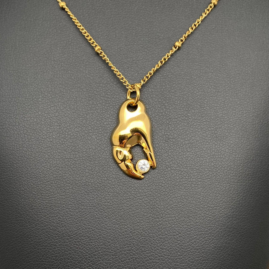 Lobster Claw Charm Necklace