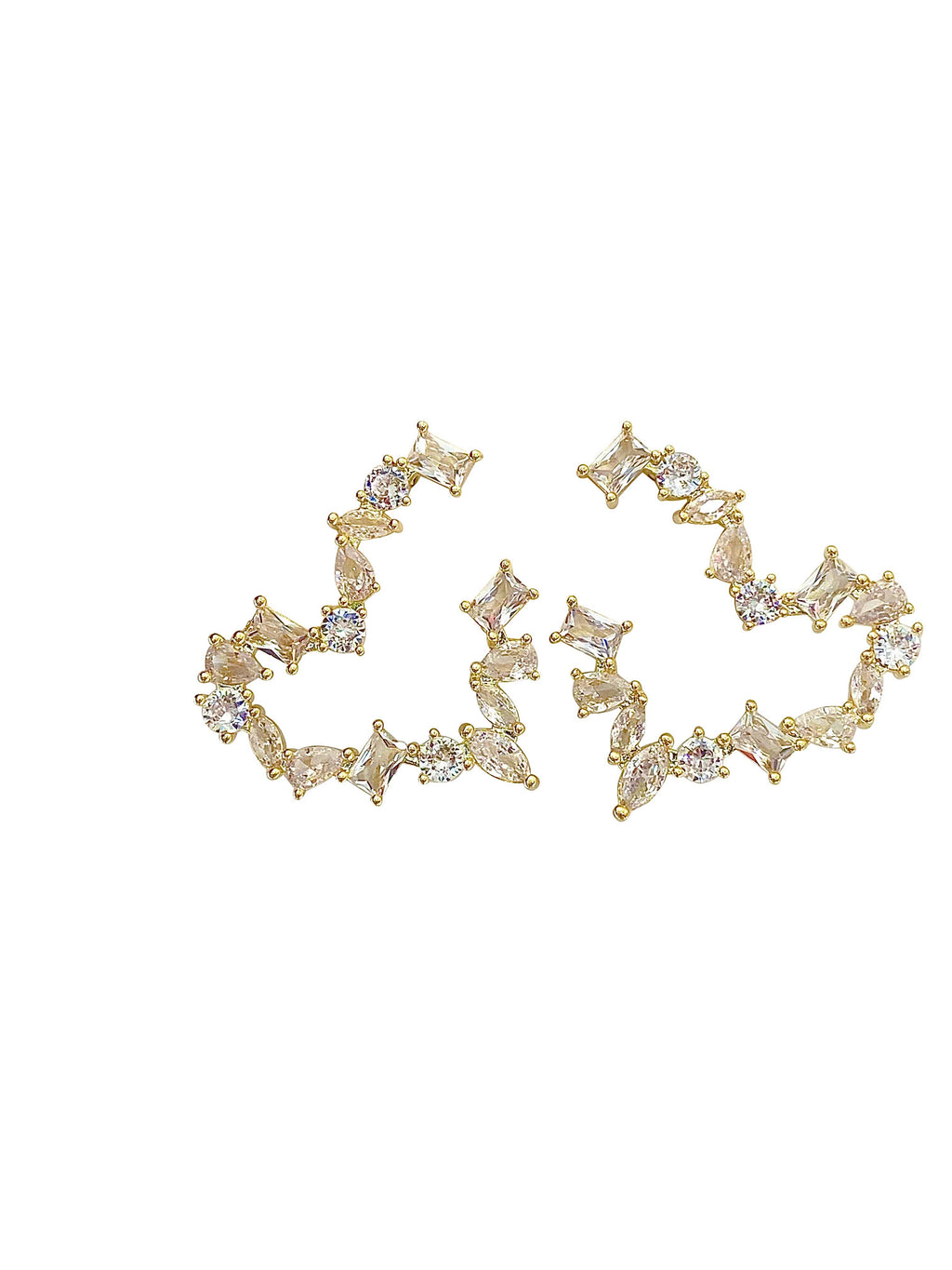 ❤️ Carmen Statement Heart Earrings ❤️