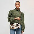 Ada - Cow Print Faux-Fur Crossbody